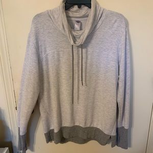 Gray athletic sweatshirt